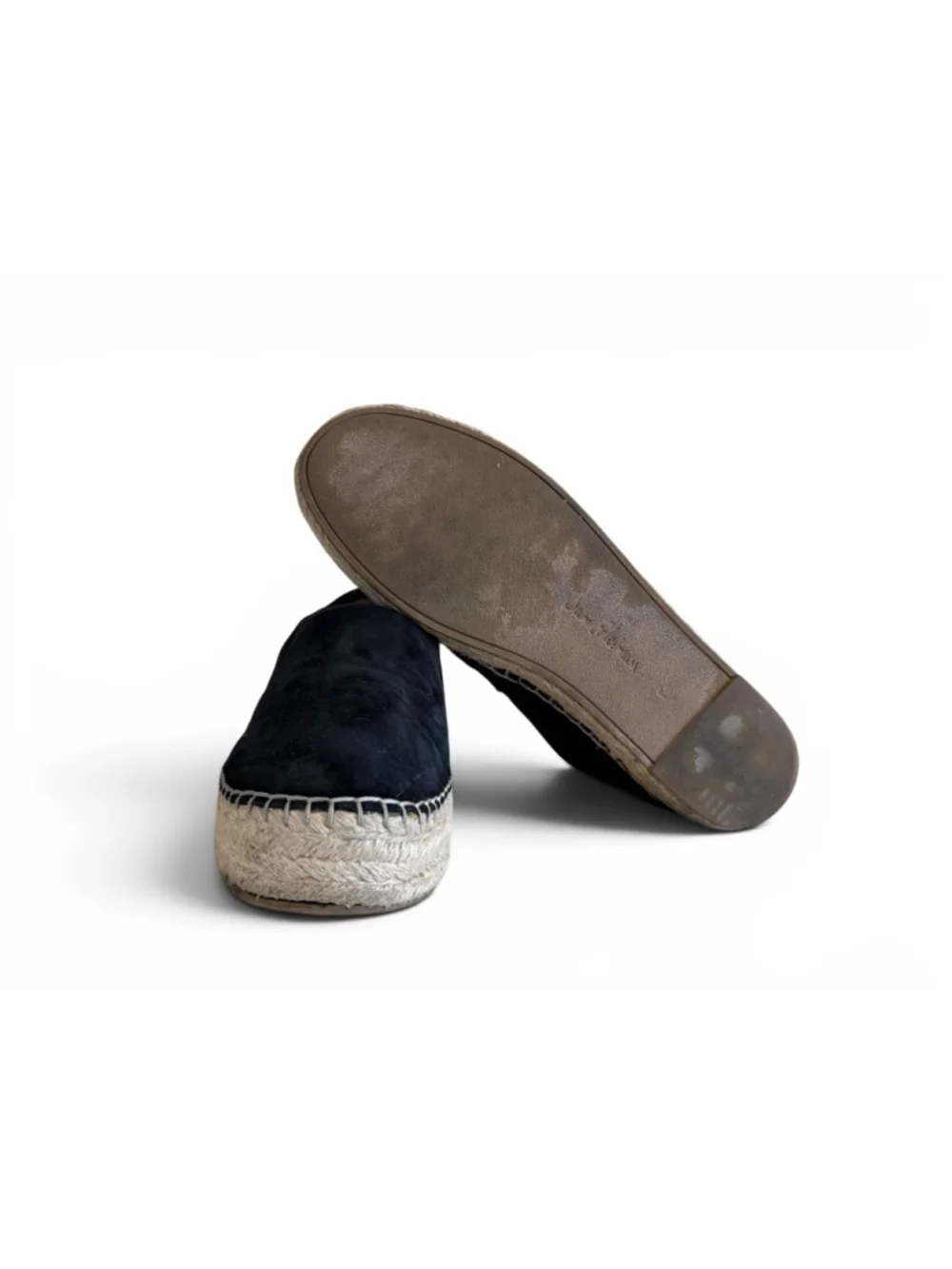 Sam Edelman Carrin Black Suede Platform Espadrille Slip On Shoes Women’s 8.5